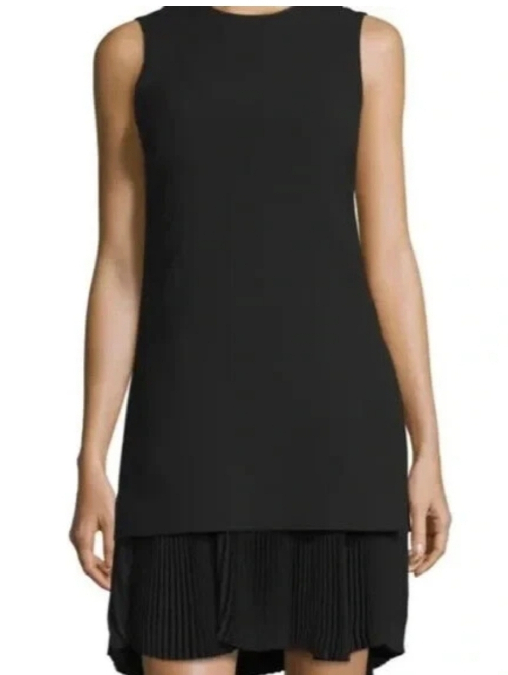 THEORY Malkan P Winslow Layered Pleated Skirt Dress Size 0